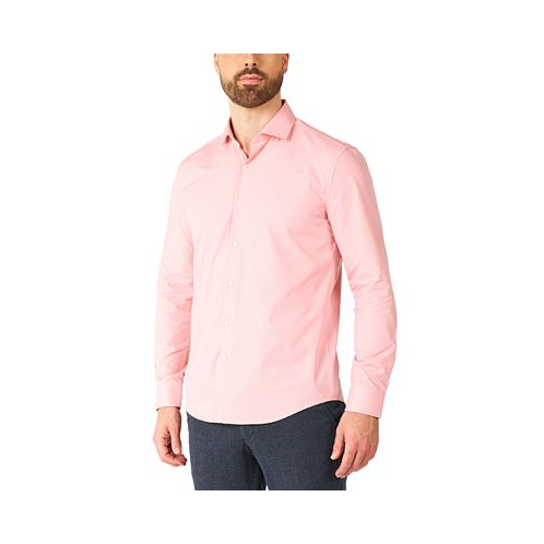 OppoSuits Mens Long-Sleeve Lush Blush Shirt