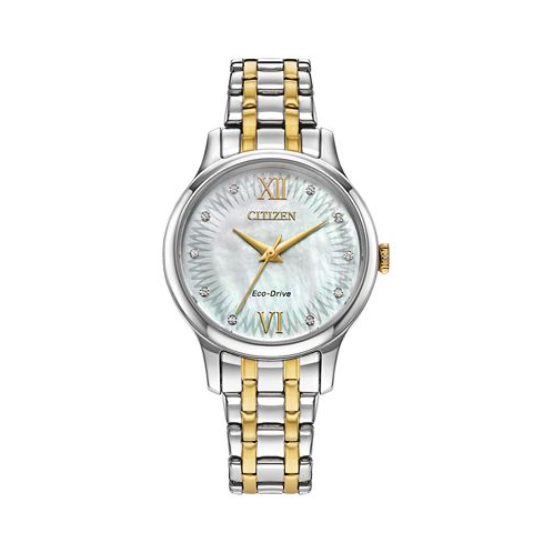 Citizen Eco-Drive Womens Classic Two-Tone Stainless Steel Bracelet Watch 31mm