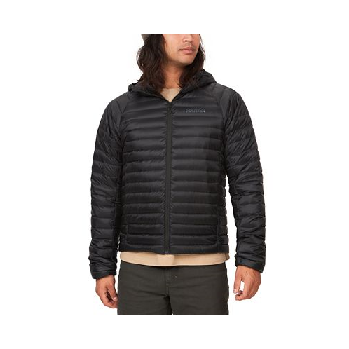 Marmot Mens Hype Quilted Full-Zip Hooded Down Jacket