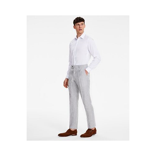 Tommy Hilfiger Mens Modern-Fit Linen Suit Pants