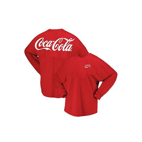 Spirit Jersey Mens and Womens Red Coca-Cola Long Sleeve T-shirt