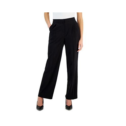 Bar III Womens Bi-Stretch Wide-Leg Pants