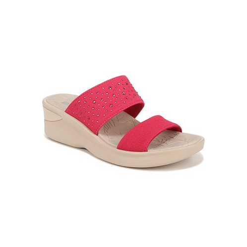 Bzees Sienna Bright Washable Slide Wedge Sandals