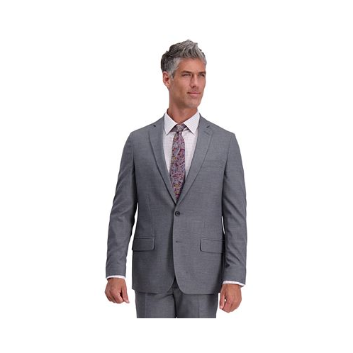 Haggar J.M. Mens Grid Pattern Slim Fit Suit Jacket