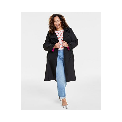 On 34th Plus Size Classic Trench Coat