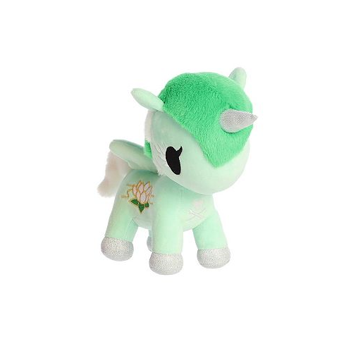 Aurora Small Flower Power Water Lily Unicorno tokidoki Enchanting Plush Toy Green 7.5