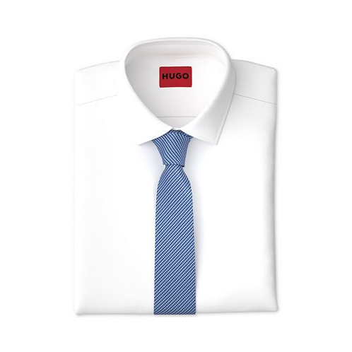 Hugo Boss Mens Skinny Silk Jacquard Tie