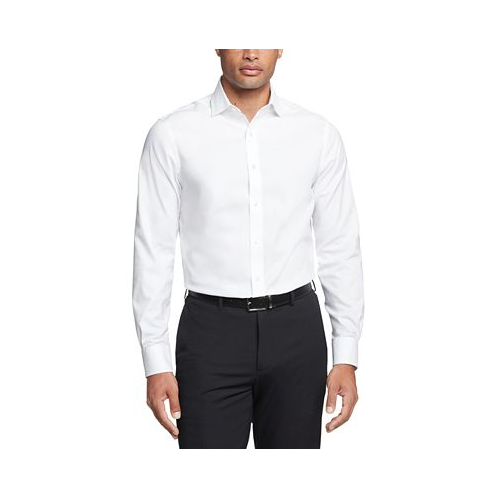Tommy Hilfiger Mens TH Flex Essentials Wrinkle Resistant Stretch Dress Shirt