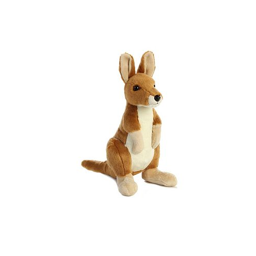 Aurora Medium Kangaroo Flopsie Adorable Plush Toy Brown 12
