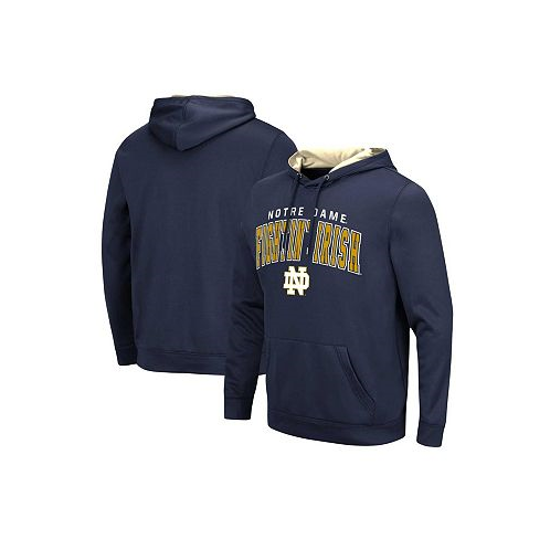 Colosseum Mens Navy Notre Dame Fighting Irish Resistance?Pullover Hoodie