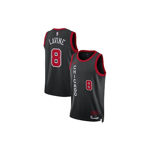 Nike Mens and Womens Zach LaVine Black Chicago Bulls 2023/24 Swingman Jersey - City Edition