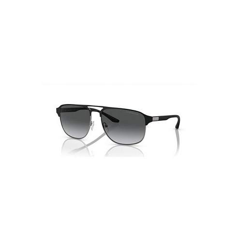 Emporio Armani Mens Polarized Sunglasses Gradient Polar EA2144