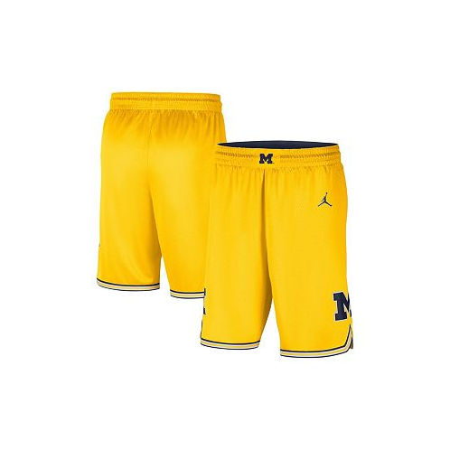 Nike Mens Maize Michigan Wolverines Limited Performance Basketball Shorts