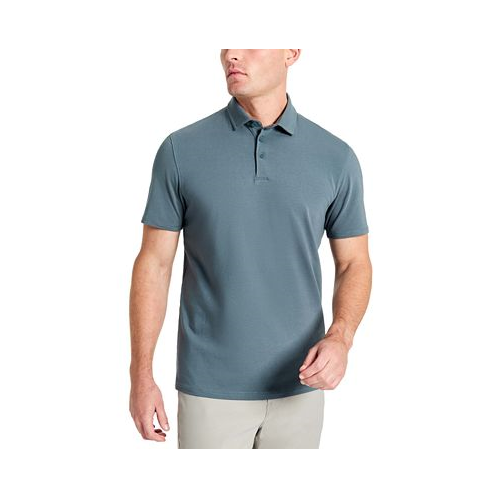 Kenneth Cole Mens Performance Button Polo