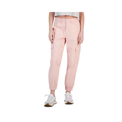 Celebrity Pink Juniors High-Rise Zip-Fly Cargo Joggers
