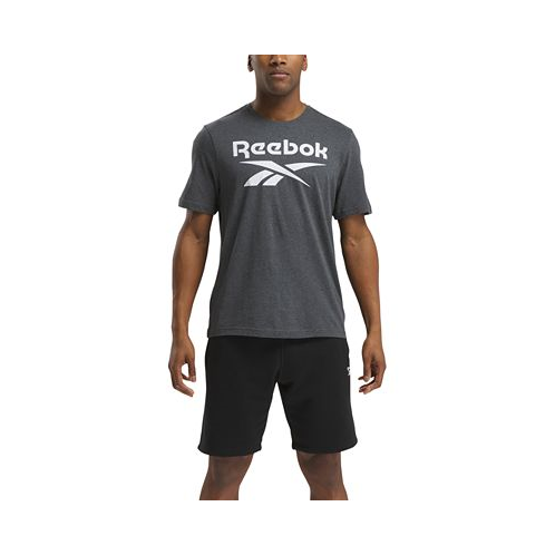 Reebok Mens Identity Stacked Logo T-Shirt