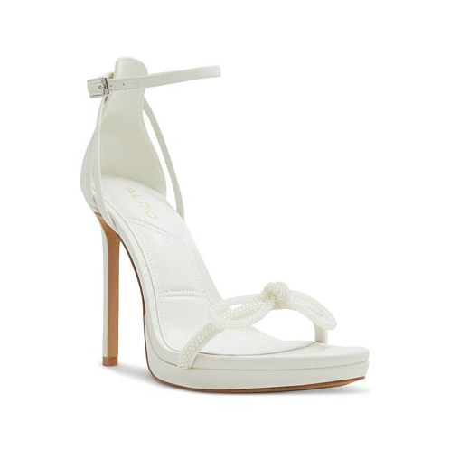 ALDO Womens Serene Bow Ankle-Strap Bow Dress Sandals