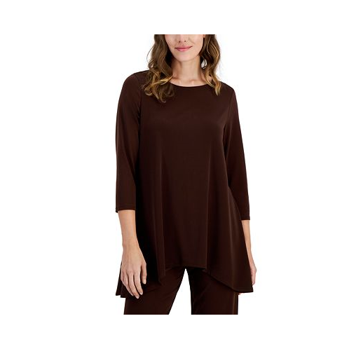 JM Collection Womens 3/4-Sleeve Knit Top