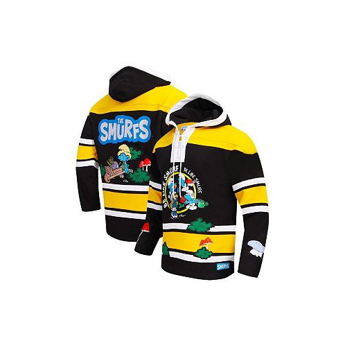 Freeze Max Mens Black The Smurfs Hockey Pullover Hoodie