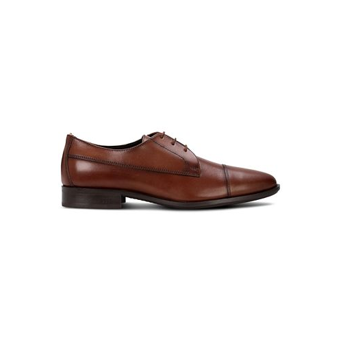 BOSS Mens Colby Derby Cap-Toe Dress Shoes