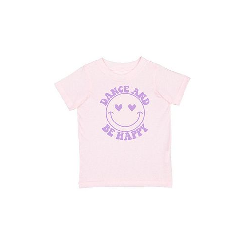 Sweet Wink Little and Big Girls Dance and Be Happy Short Sleeve T-Shirt