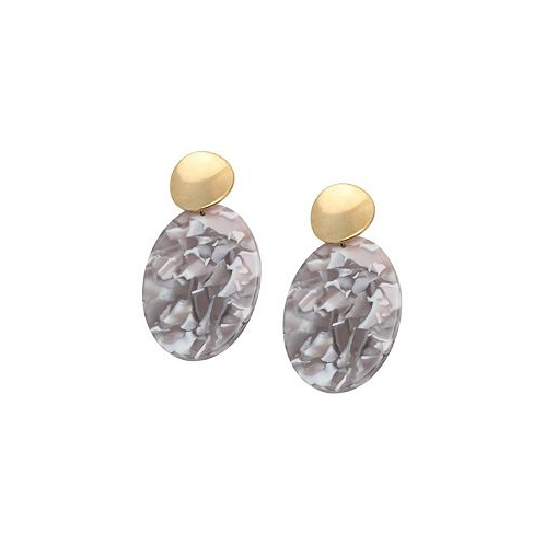 SOHI Womens Marble Drop Earrings