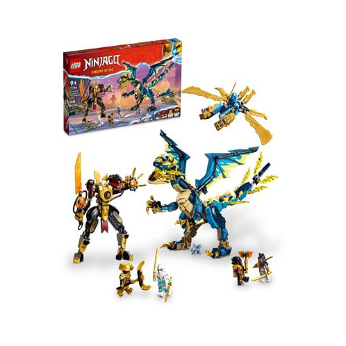 LEGO Ninjago 71796 Elemental Dragon vs. The Empress Mech Toy Building Set