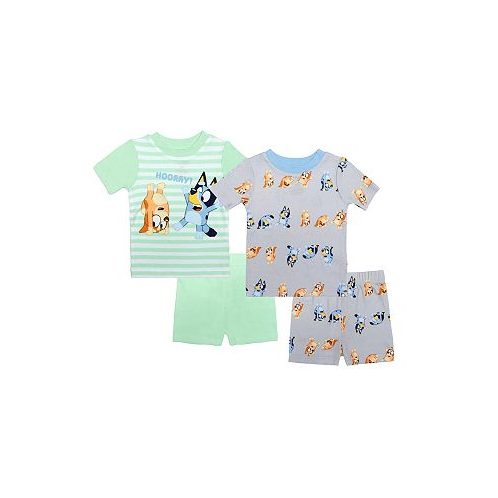 Bluey Toddler Boys Short Pajama Set 4 Pc