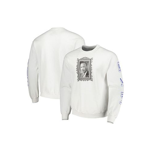 Philcos Mens and Womens Martin Luther King Jr. White Graphic Pullover Sweatshirt