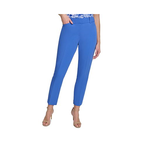 Tommy Hilfiger Womens Mid Rise Slim Ankle Pants