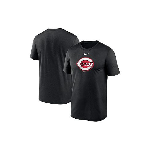 Nike Mens Black Cincinnati Reds Legend Fuse Large Logo Performance T-shirt