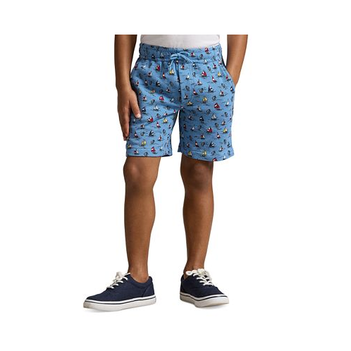 Polo Ralph Lauren Toddler and Little Boys Sailboat-Print Spa Terry Shorts