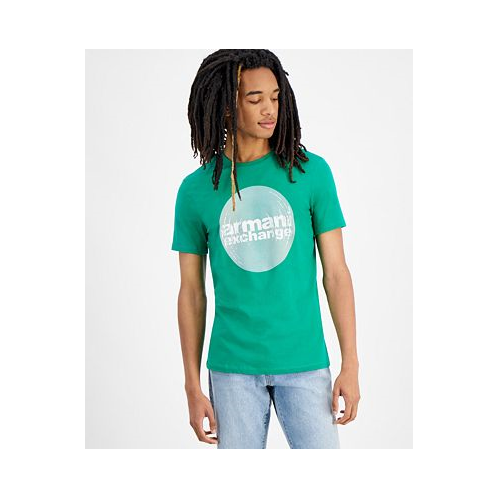 A|X Armani Exchange Mens Slim-Fit Logo T-Shirt