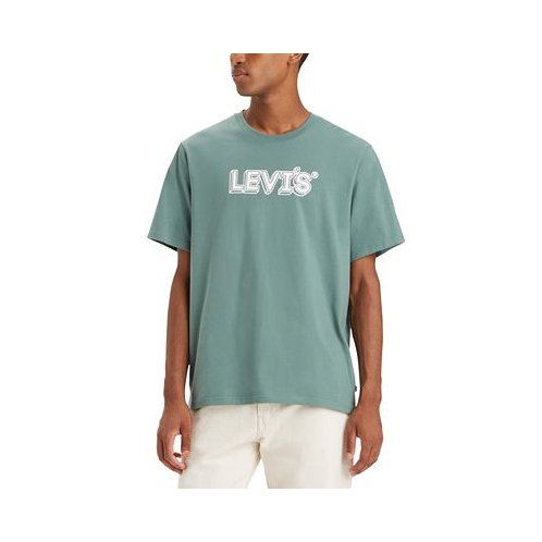 Levis Mens Cotton Relaxed Logo Crewneck T-Shirt