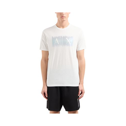 A|X Armani Exchange Mens Regular-Fit AX Logo T-Shirt