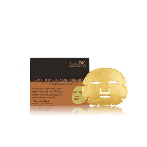 GLO24K 24K Gold & Collagen Facial Mask 2.1 oz