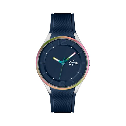 Lacoste Mens Ollie Blue Silicone Strap Watch 44mm