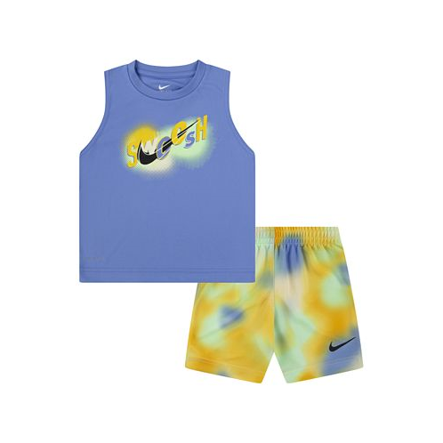 Nike Toddler Boys Hazy Rays Tank Top and Shorts Set