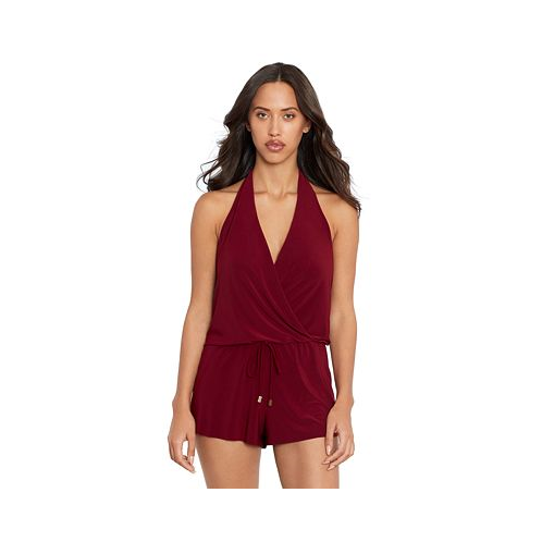 Magicsuit Womens Solids Bianca Swim Romper