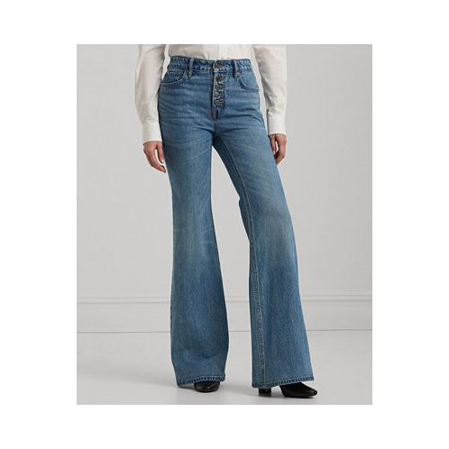 POLO Ralph Lauren Womens High-Rise Flare Jeans
