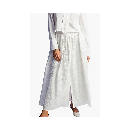 NOCTURNE Womens Long Skirt with Stone Embroidery