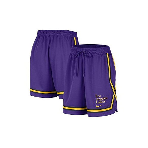 Nike Womens Los Angeles Lakers Authentic Crossover Fly Performance Shorts