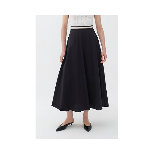 NOCTURNE Womens Pleated Midi Skirt