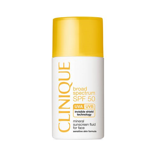 Clinique Broad Spectrum SPF 50 Mineral Sunscreen Fluid For Face 1 oz.
