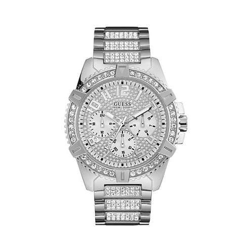 GUESS Mens Stainless Steel Bracelet Watch 50mm