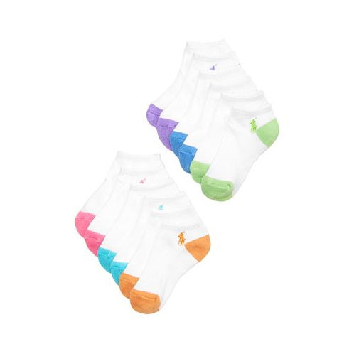 Ralph Lauren 6-Pack Flat Knit Low-Cut Socks Little Girls & Big Girls