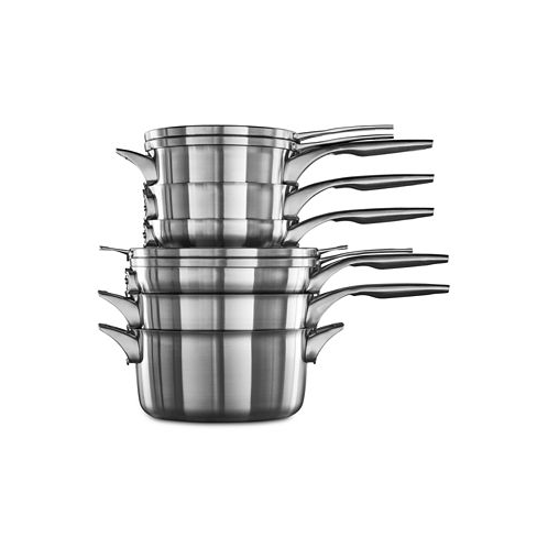 Calphalon Premier 10-Pc. Space-Saving Stainless Steel Cookware Set