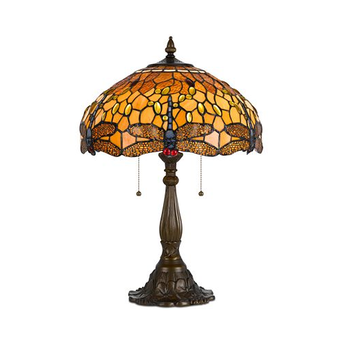 Cal Lighting 2-Light Tiffany Table Lamp
