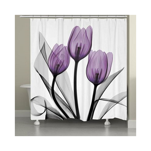 Laural Home Tulips Shower Curtain