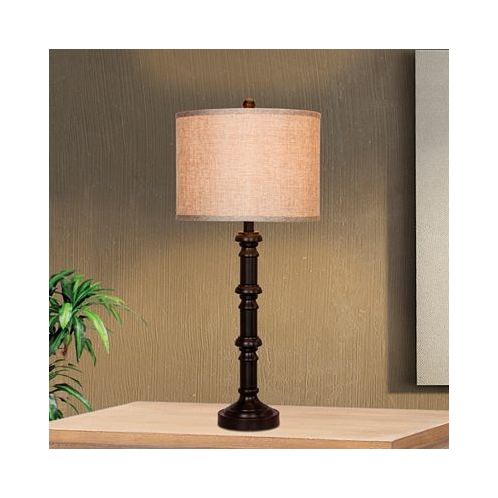 FANGIO LIGHTING 1596ORB 31 Metal Stacked Table Lamp